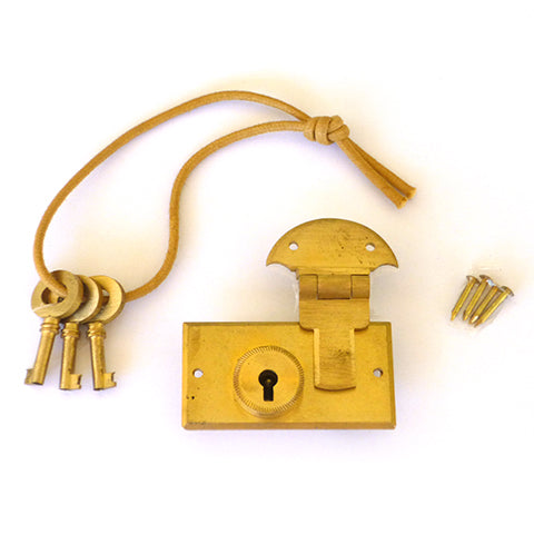Traditional Brass Gun Case Lock