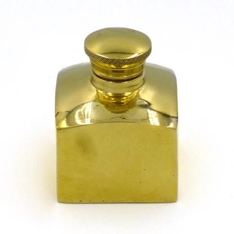 Square Brass Oil Pot